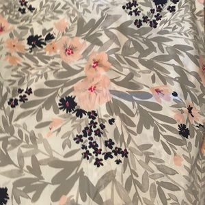 Printed Petals Shockwave, West Elm - King Duvet Set NWOT